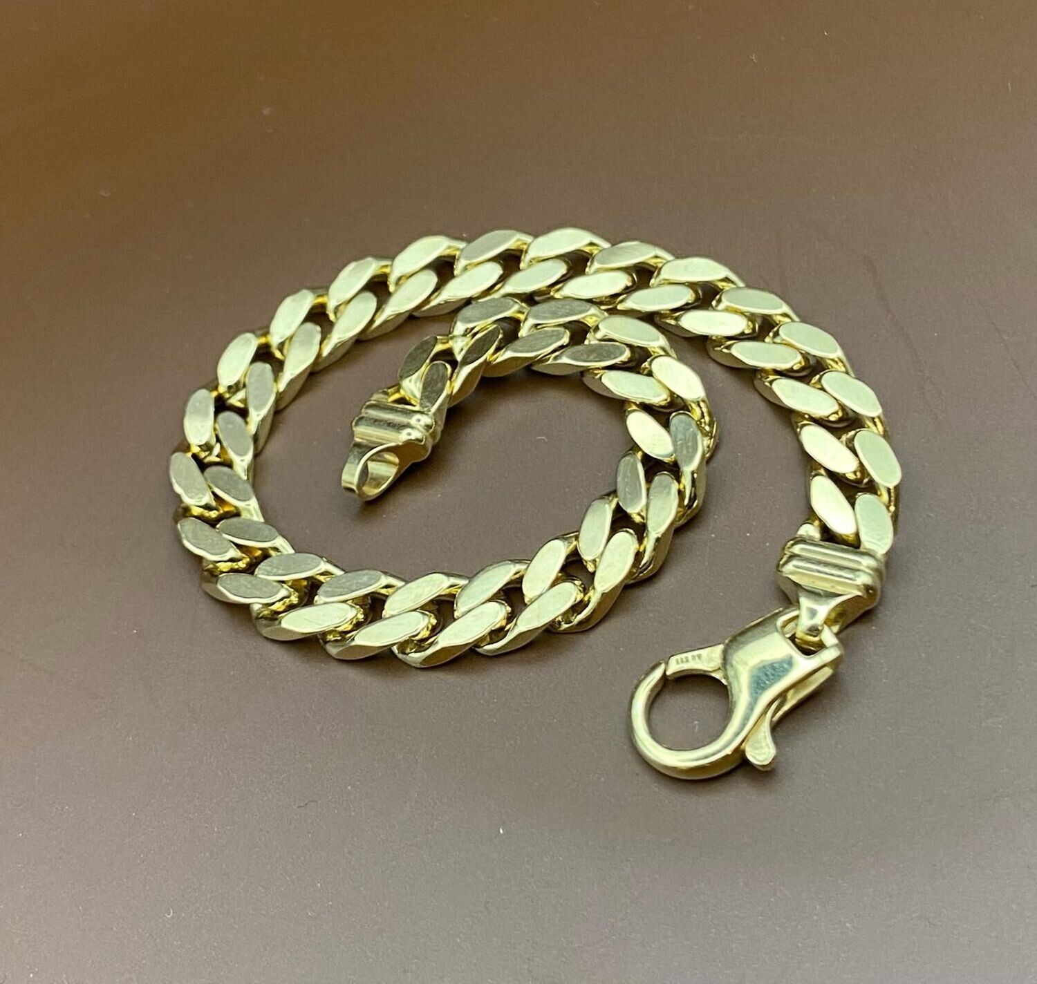 Panzerkette Massiv Goldkette 21cm 7mm Breit 585 / 14 Karat Gold Panzerkette Massiv Goldkette 21cm 7mm Breit 585 / 14 Karat Gold
