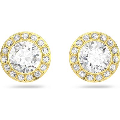 Swarovski Angelic Ohrstecker Rundschliff, Weiß, Goldlegierungsschicht Swarovski Angelic Ohrstecker Rundschliff, Weiß, Goldlegierungsschicht
