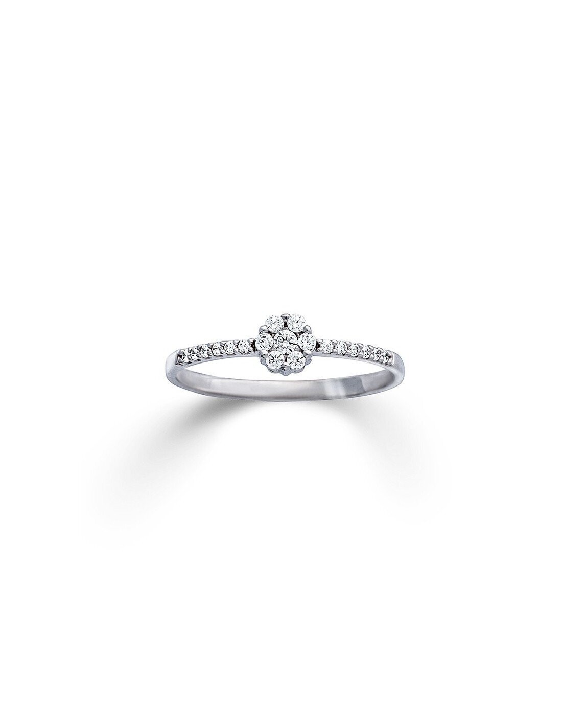 Ring · Weißgold 585/- · Zirkonia weiss RW 54 Ring · Weißgold 585/- · Zirkonia weiss RW 54