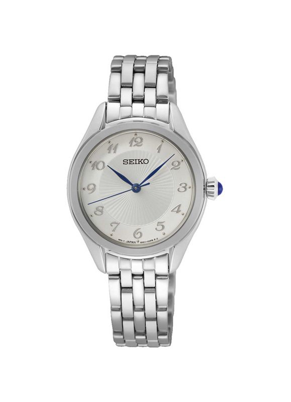 SEIKO Damenuhr Silber mit Zahlen Quarz SUR379P1 SEIKO Damenuhr Silber mit Zahlen Quarz SUR379P1