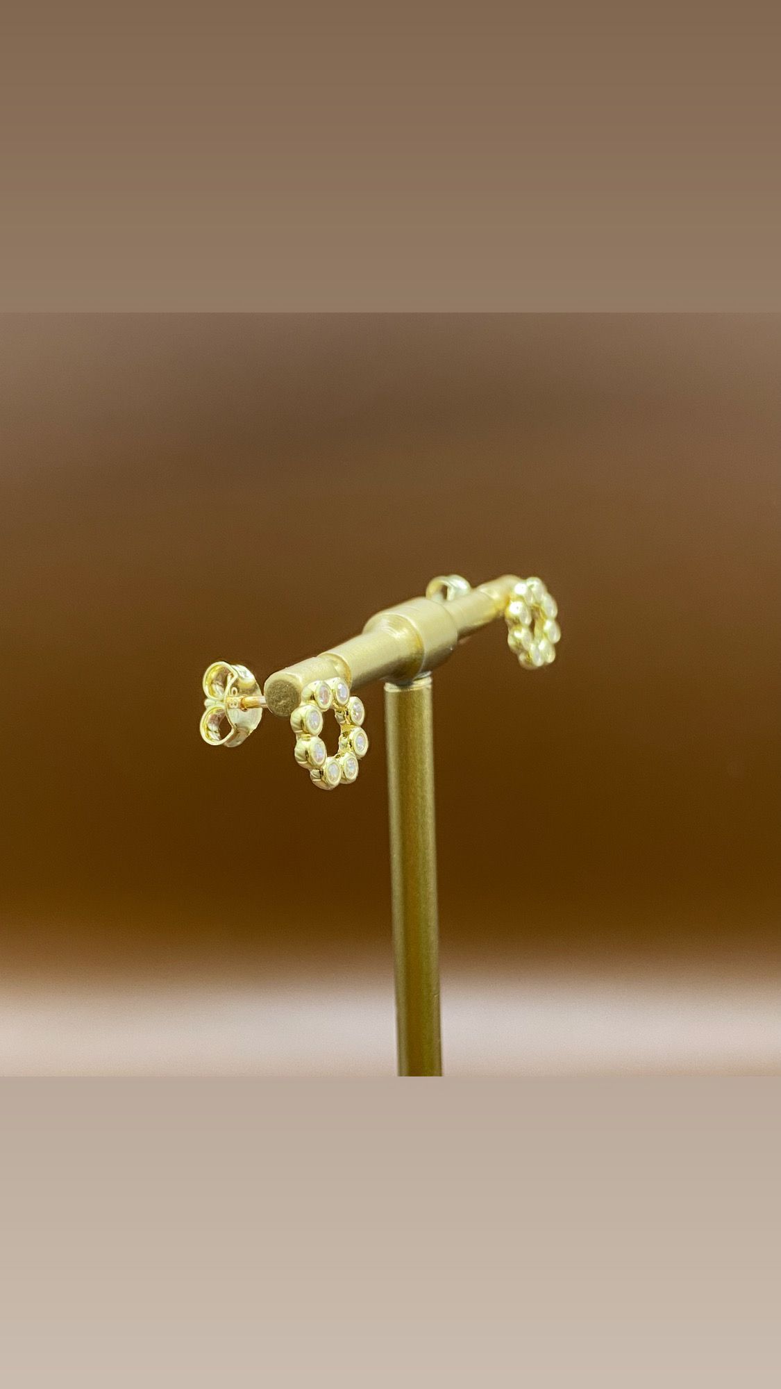 Ohrstecker Gold Ohrschmuck  Modern Women Ohrstecker 585 Gold 14 Karat Echtschmuck