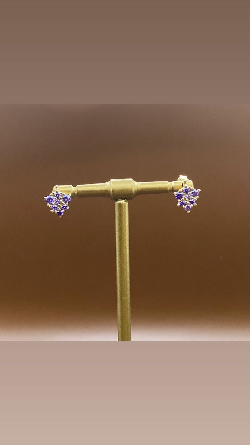 Ohrstecker Gold Ohrschmuck  Modern Women Ohrstecker 585 Gold 14 Karat Echtschmuck TON560145A765