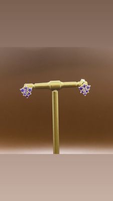 Ohrstecker Gold Ohrschmuck  Modern Women Ohrstecker 585 Gold 14 Karat Echtschmuck TON560145A765