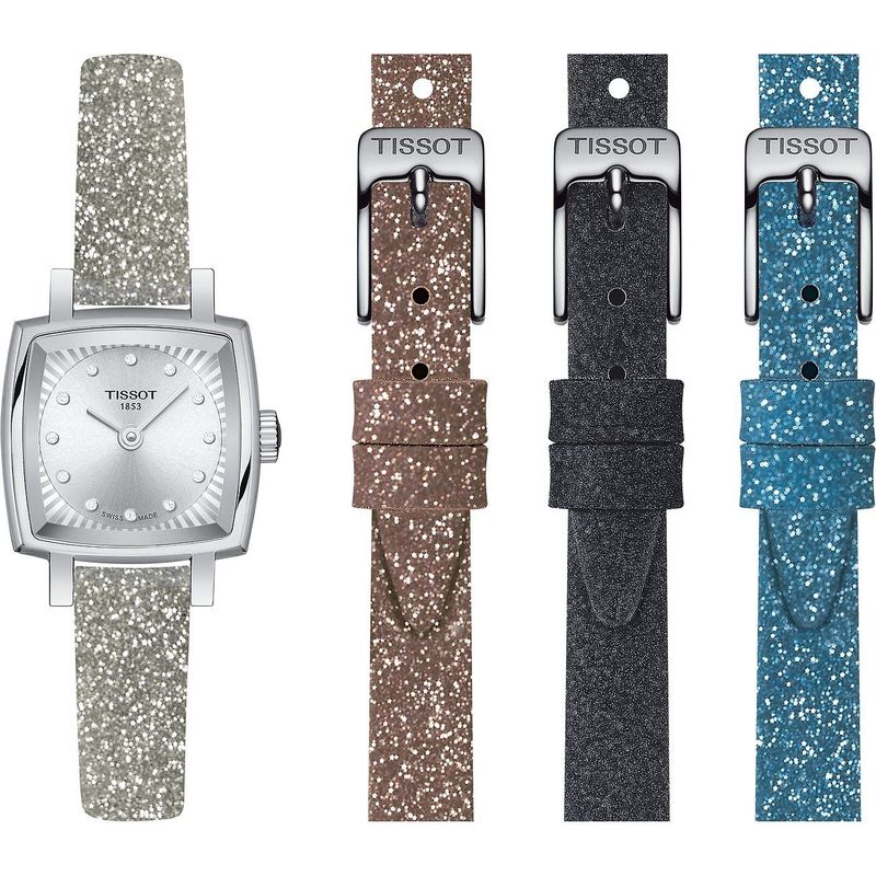 Tissot Damenuhr Set Lovely Square T0581091703602A