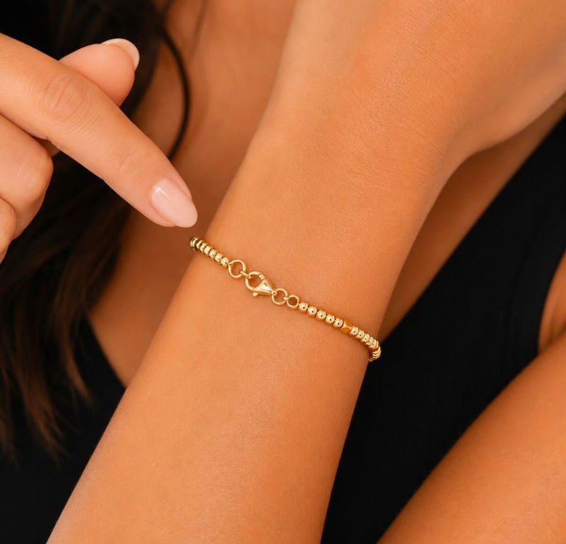 Armband Damen Armkette Damenkette Gelbgold in 585 Echtgold 19cm Timeless Collection Hola Armband Armband Damen Armkette Damenkette Gelbgold in 585 Echtgold 19cm Timeless Collection Hola Armband
