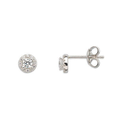 Damenschmuck Echtsilber Xenox CIRCLE HALO Ohrstecker Karmisierung Zirkonia Silber Damenschmuck Echtsilber Xenox CIRCLE HALO Ohrstecker Karmisierung Zirkonia Silber