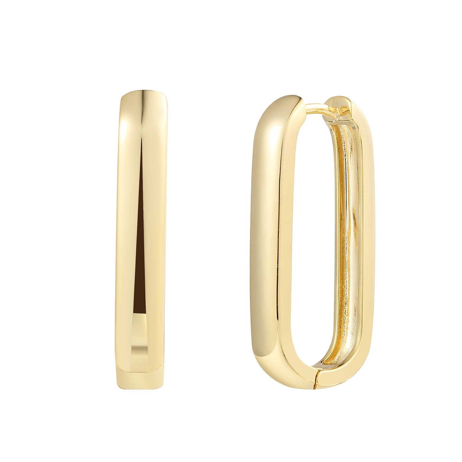 Ohrringe vergoldet Xenox LINK LARGE Creolen Gold