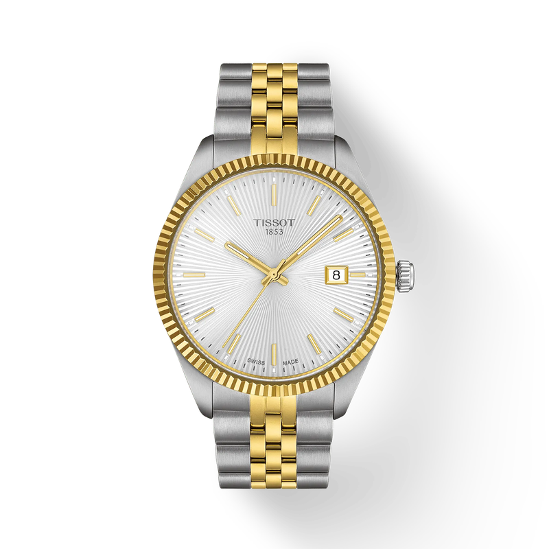 TISSOT BALLADE T1564102203100 Bicolor Gold Silber Herrenuhr Damenuhr 40mm TISSOT BALLADE T1564102203100 Bicolor Gold Silber Herrenuhr Damenuhr 40mm