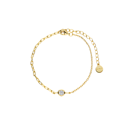 Xenox Armband Zarge vergoldet mit Zirkonia Stein Xenox Armband Zarge vergoldet mit Zirkonia Stein