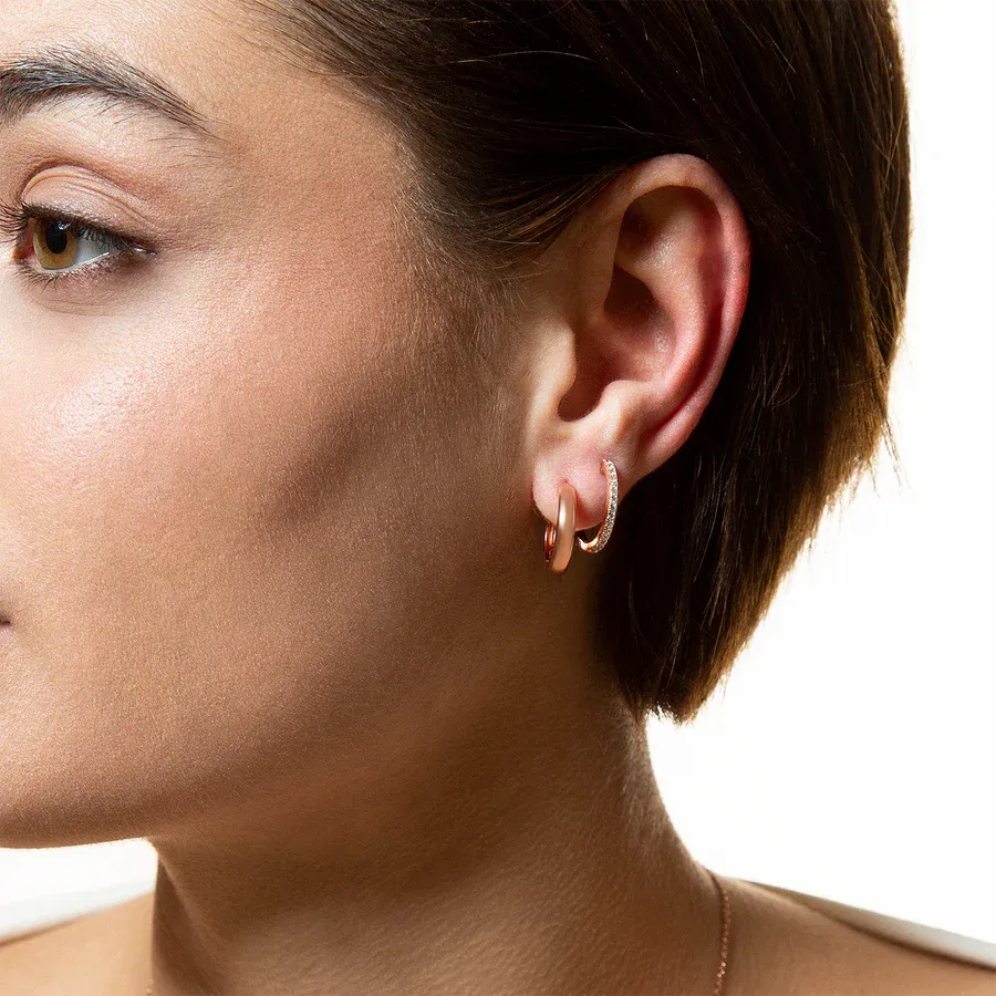 Xenox Creole 925 Silber rose vergoldet XS8661R