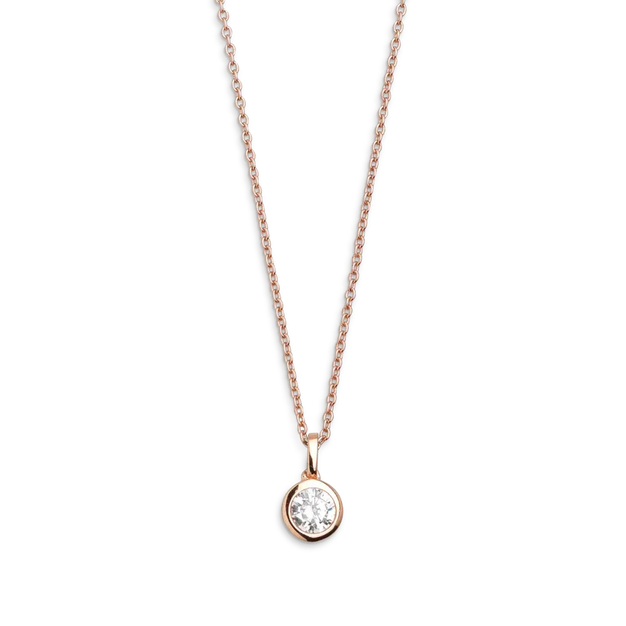 XENOX Feine Anhänger mit Steinen Halskette Damen XS7284RK