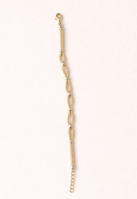 Timeless Gold Armband 585 Gold 19 cm verstellbar