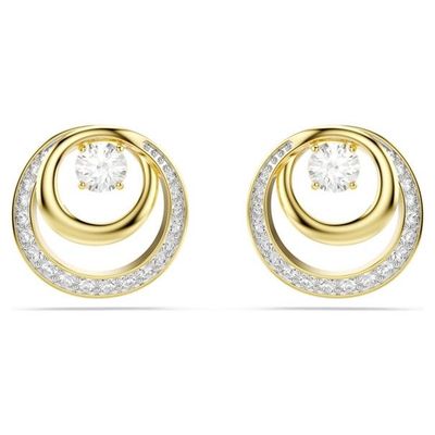 Swarovski Hyperbola Ohrstecker Rundschliff, Weiß, Goldlegierungsschicht Swarovski Hyperbola Ohrstecker Rundschliff, Weiß, Goldlegierungsschicht