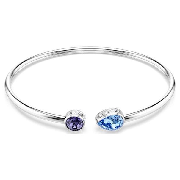Swarovski Chroma Armreif Verschiedene Schliffe, Mehrfarbig, Rhodiniert Swarovski Chroma Armreif Verschiedene Schliffe, Mehrfarbig, Rhodiniert