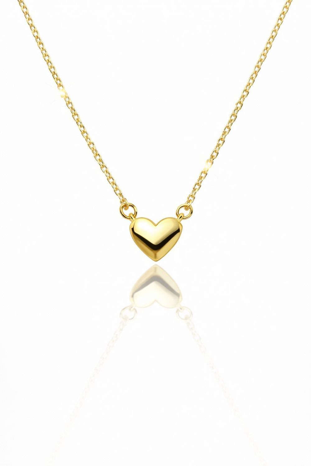 Goldkette Herz Anhänger 42 cm verstellbar Gold 585 Anhänger mit Kette Goldkette Herz Anhänger 42 cm verstellbar Gold 585 Anhänger mit Kette