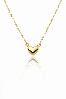 Goldkette Herz Anhänger 42 cm verstellbar Gold 585 Anhänger mit Kette Goldkette Herz Anhänger 42 cm verstellbar Gold 585 Anhänger mit Kette