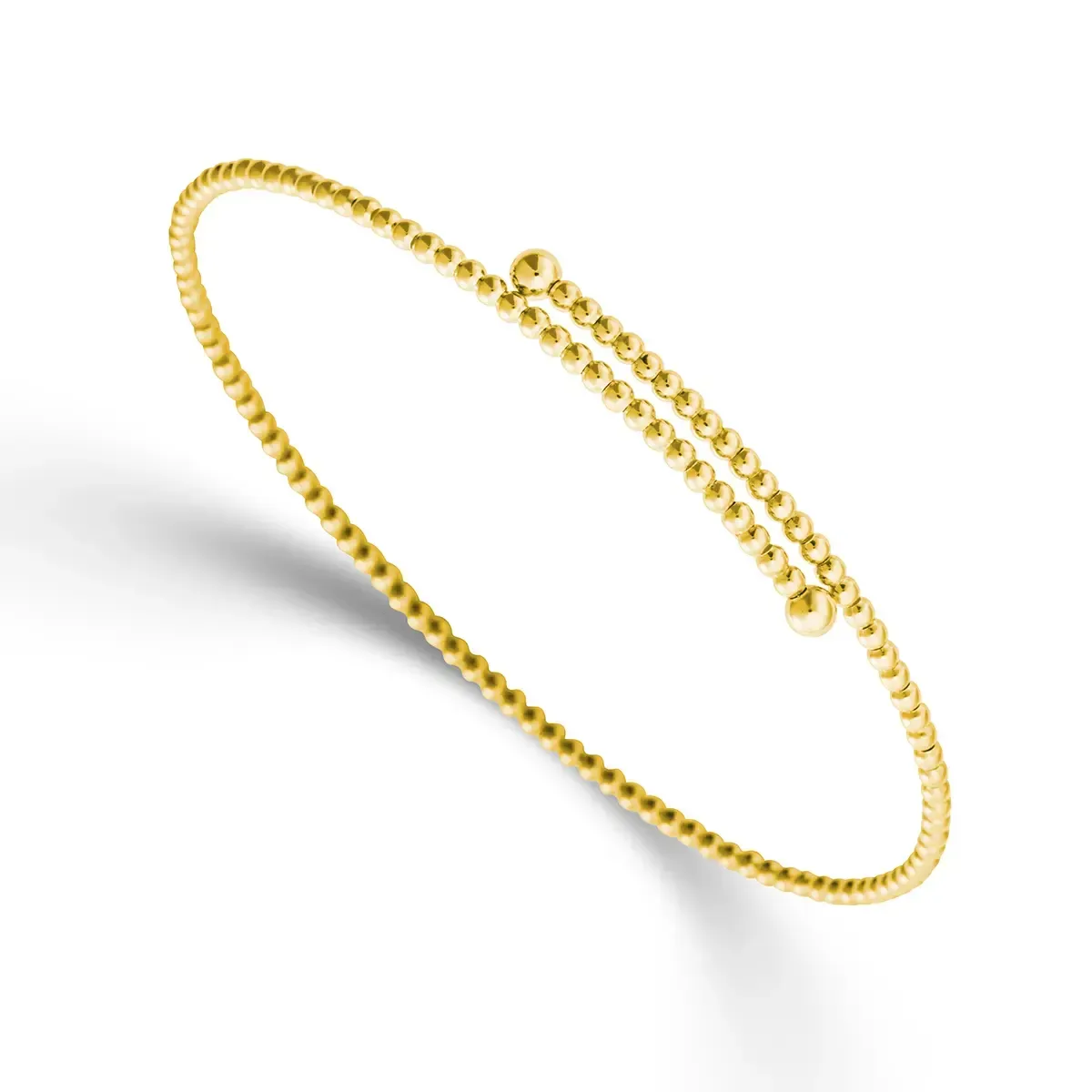 Timeless Armreif in 585 Gelbgold dehnbar Timeless Armreif in 585 Gelbgold dehnbar