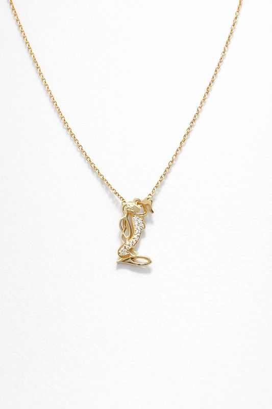 Goldkette Anhänger  Mama Kind 42 cm mit drei Herzen Gold 585 Anhänger mit Kette