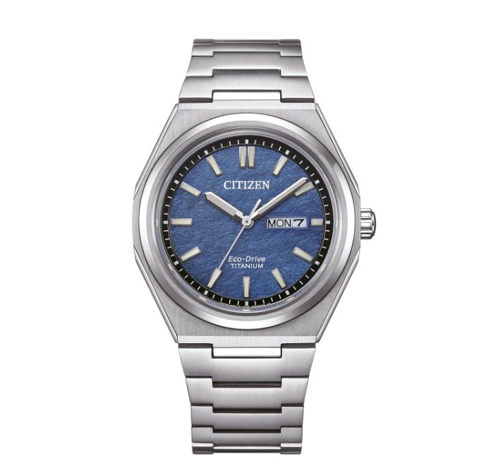 Citizen Solar Herrenuhr AW0130-85LC Herren Super Titanium ™ blau ⌀ 39.5mm