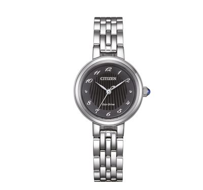 Citizen EM0990-81E Damen Edelstahl schwarz Solar Stahlband