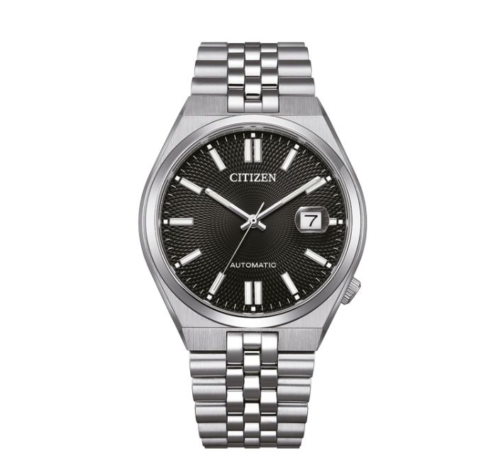 Citizen TSUYOSA 60 NK0020-55E Herren Edelstahl schwarz Automatik Stahlband