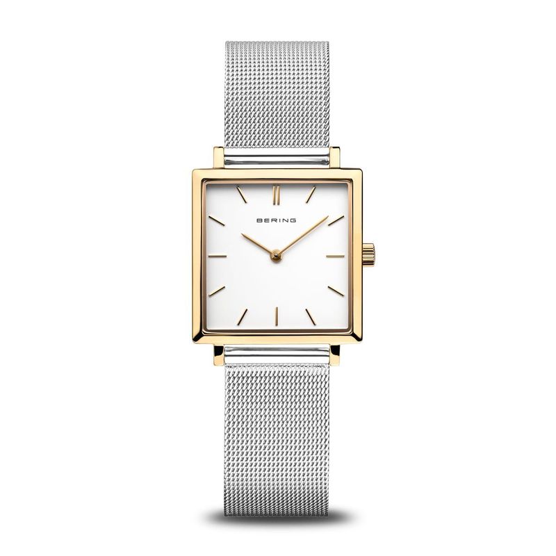 Bering Damenuhr Gold Silber Meshband Edelstahl  Classic Gold 18226-010