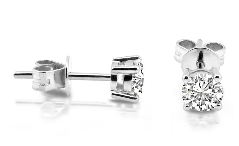 Ohrstecker 1 carat Labgrown  Diamantstecker Brautschmuck Brillant Weissgold 585 1 ct Labor Diamant