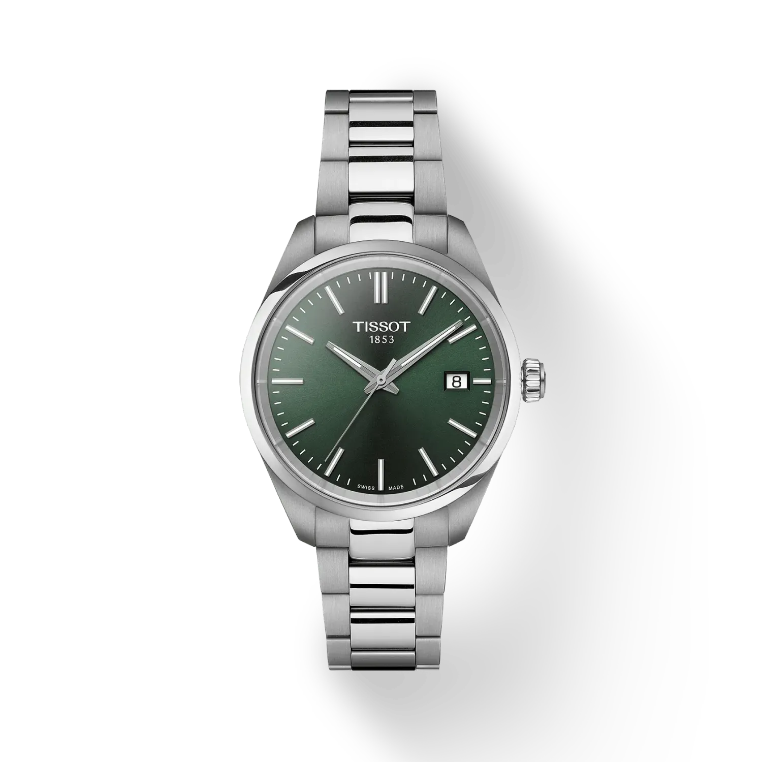 Tissot PR100 T1502101109100 34mm Damenuhr Silber Stahlband