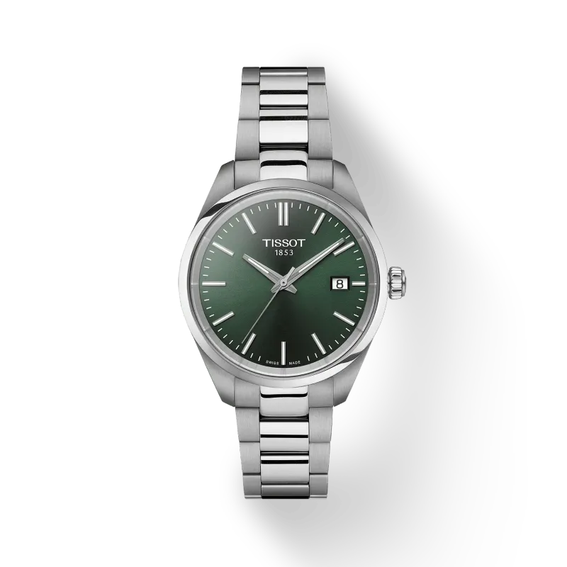 Tissot PR100 T1502101109100 34mm Damenuhr Silber Stahlband