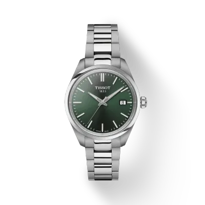 Tissot PR100 T1502101109100 34mm Damenuhr Silber Stahlband