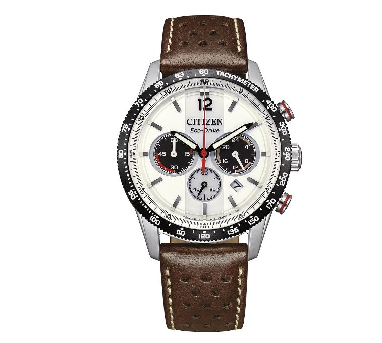Citizen CA4714-04A Eco-Drive Herren Leder weiß ⌀ 39.9mm Citizen CA4714-04A Eco-Drive Herren Leder weiß ⌀ 39.9mm