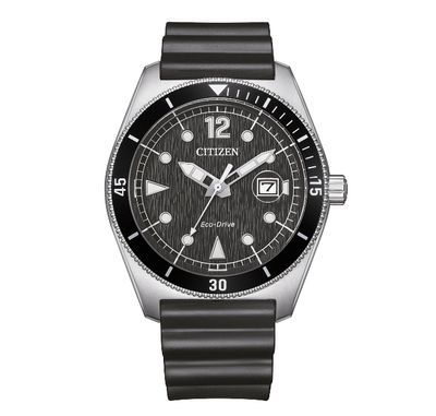Citizen Eco-Drive AW1889-00E Herren Gummiband (Urethan) schwarz ⌀ 43mm