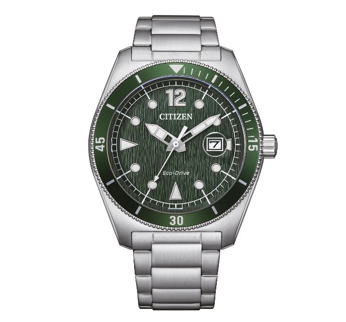 Citizen Eco-Drive AW1880-55X Eco-Drive Herren Edelstahl grün ⌀ 43mm Citizen Eco-Drive AW1880-55X Eco-Drive Herren Edelstahl grün ⌀ 43mm
