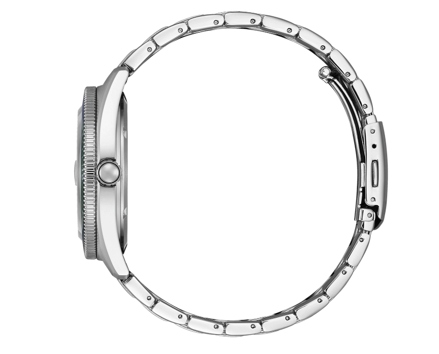 Citizen Eco-Drive AW1880-55X Eco-Drive Herren Edelstahl grün ⌀ 43mm