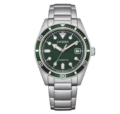 Citizen NJ0220-52X Herren Edelstahl grün ⌀ 38.5mm Automatik