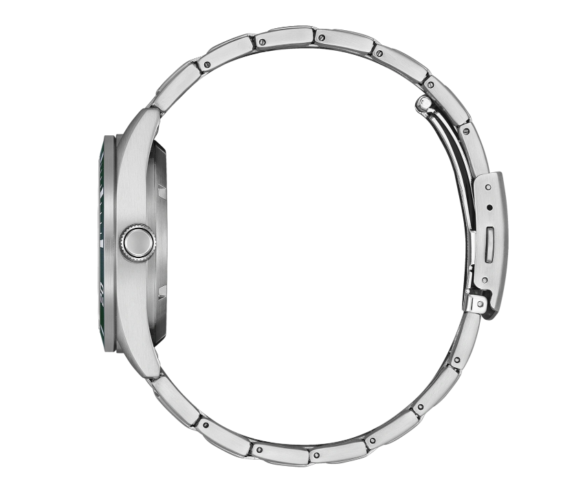 Citizen NJ0220-52X Herren Edelstahl grün ⌀ 38.5mm Automatik