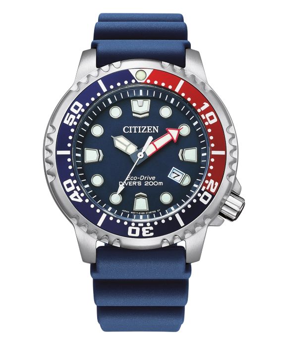 Citizen BN0168-06L Promaster Eco-Drive Diver Herren Gummiband (Urethan) blau ⌀ 44mm Citizen BN0168-06L Promaster Eco-Drive Diver Herren Gummiband (Urethan) blau ⌀ 44mm