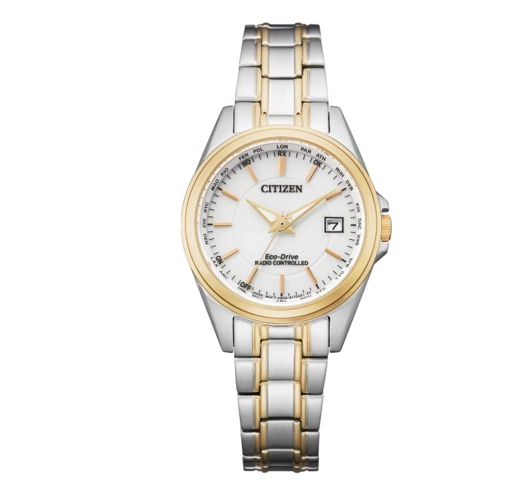 Citizen Damen Eco-Drive EC1186-85A Funk Solar Edelstahl silberfarben ⌀ 29mm