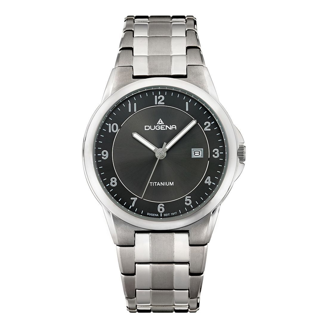 Dugena 4460513 Titan Herrenuhr Gent Anthrazit