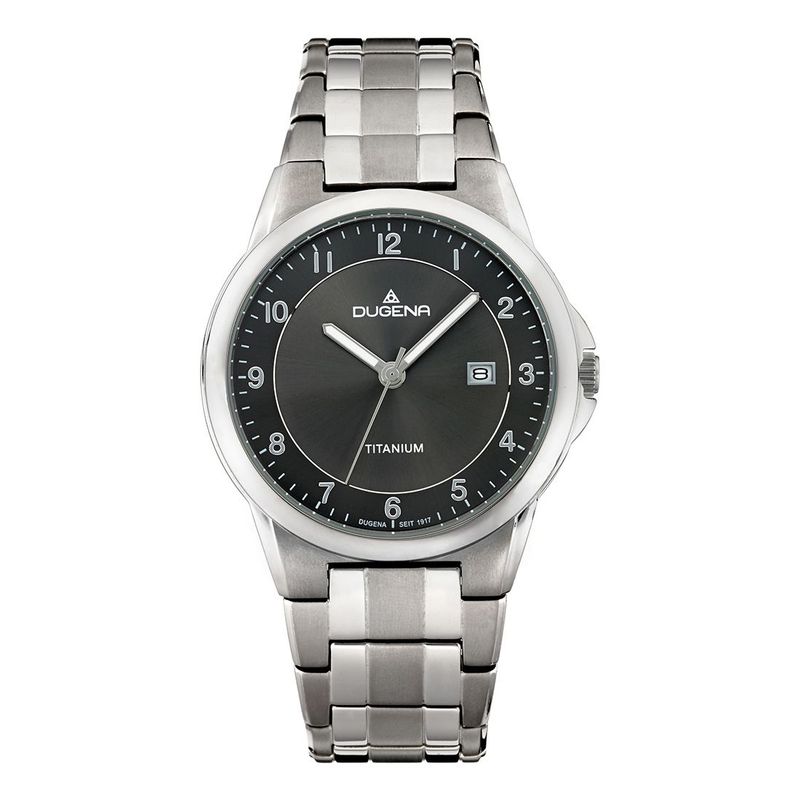 Dugena 4460513 Titan Herrenuhr Gent Anthrazit