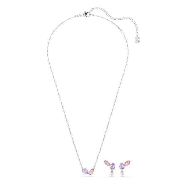 Swarovski Ariana Grande x Swarovski Set, Verschiedene Schliffe, Mehrfarbig, Rhodiniert