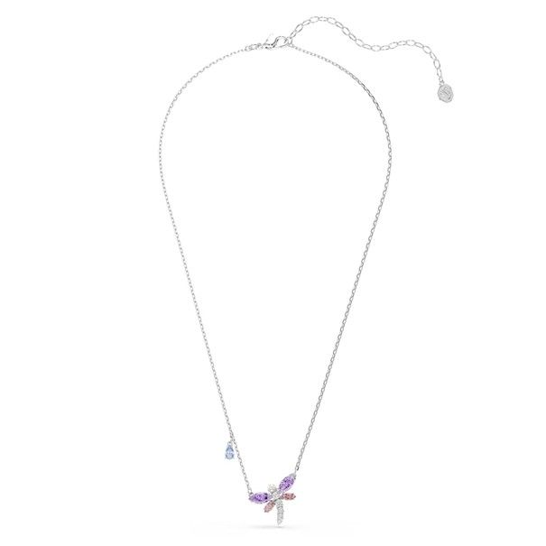 Swarovski Ariana Grande x Swarovski Anhänger, Verschiedene Schliffe, Libelle, Mehrfarbig, Rhodiniert