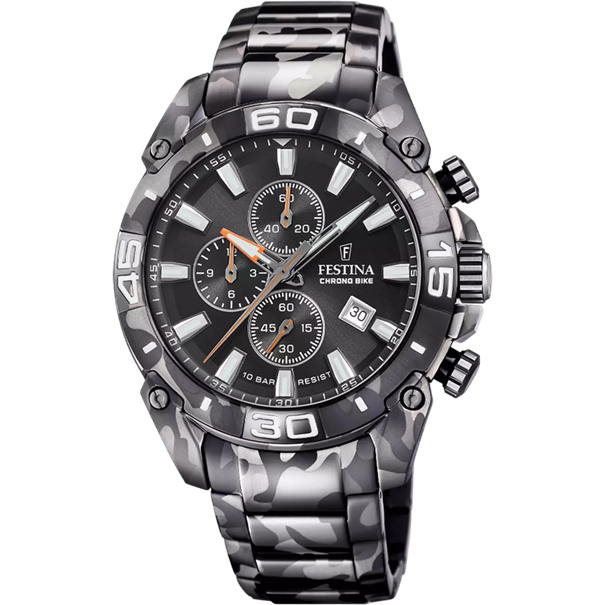 Festina F20710/1 Herren Uhr CHRONO BIKE SCHWARZ