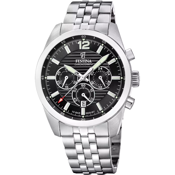 Festina F20742/3 Herren Uhr CHRONOGRPH MIT STAHLARMBAND