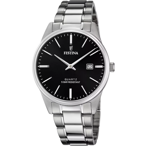 Festina F20511/4 Herren Uhr KLASSIK EDELSTAHL ARMBAND