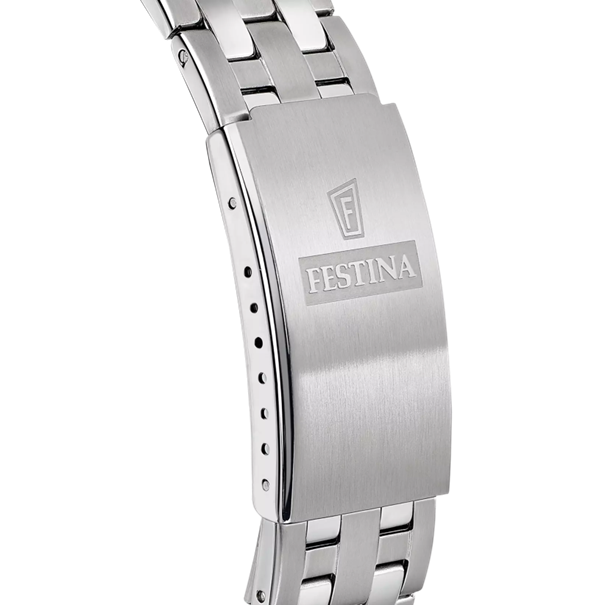 Festina F20357/4 Herren Uhr KLASSIK EDELSTAHL ARMBAND