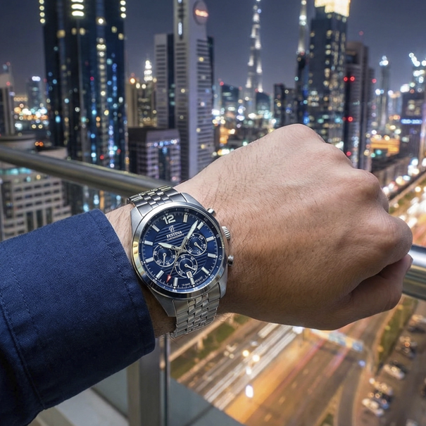 Festina F20742/1 Herren Uhr TIMELESS CHRONOGRAPH EDELSTAHLBAND