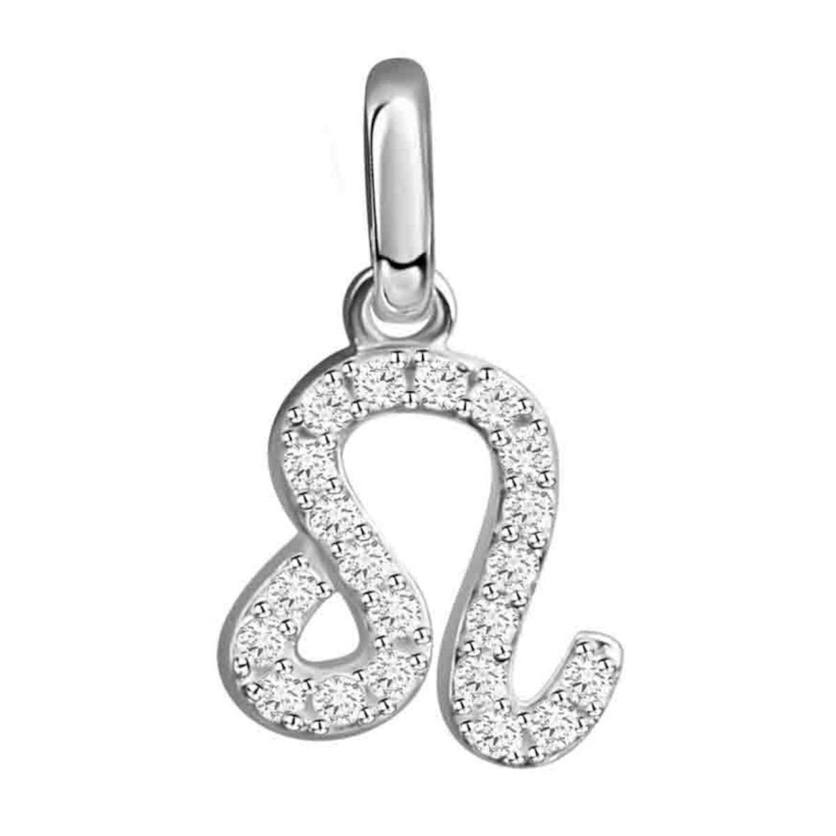 Timeless Silber Anhänger Sternzeichen Löwe Zirkonia 925/- Silber rhodiniert