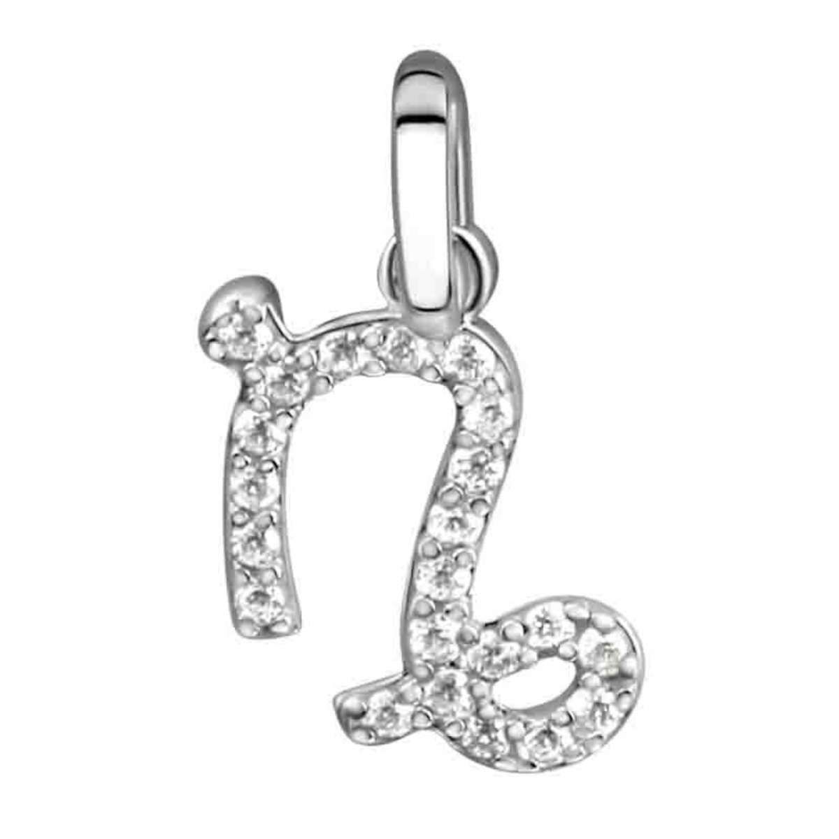 Timeless Silber Anhänger Sternzeichen Steinbock Zirkonia 925/- Silber rhodiniert