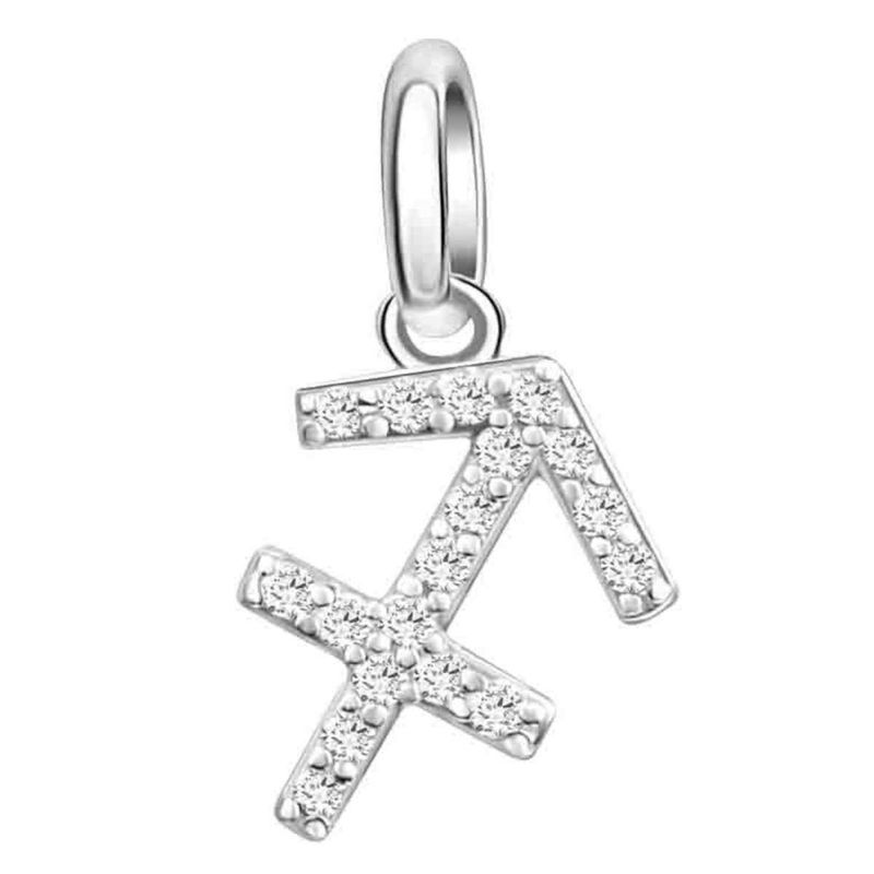 Timeless Silber Anhänger Sternzeichen Schütze Zirkonia 925/- Silber rhodiniert